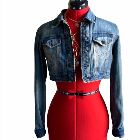 Younique Jackets & Blazers - Younique Crop Blue Jean Jacket